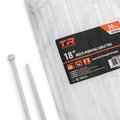 Tr Industrial MultiPurpose UV Cable Ties, 18, Natural, 50PK TR88305N